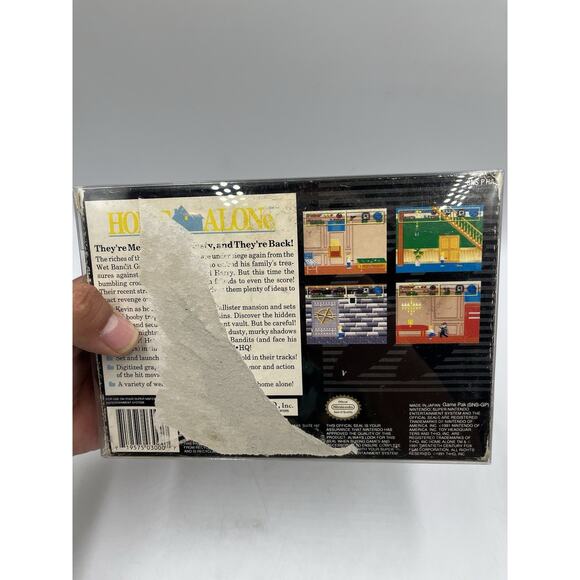 Home Alone Super Nintendo SNES With Original Box And Case - Picture 16 of 16
